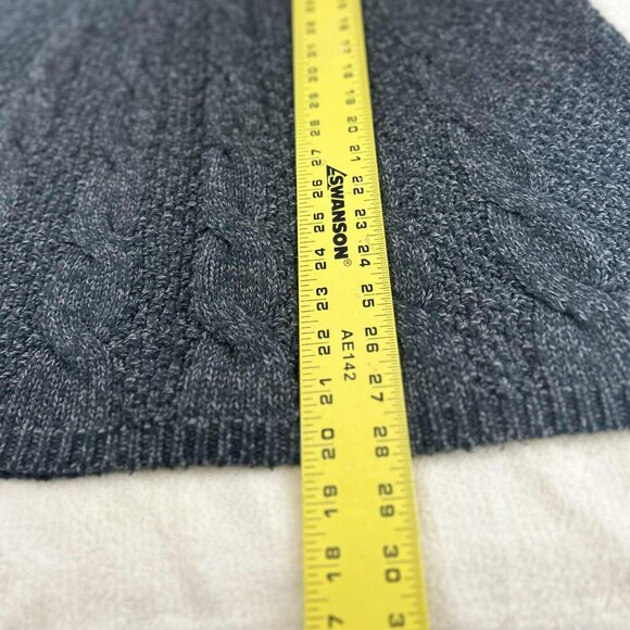 Roz & Ali 2X Short Sleeve Knit Sweater Metallic Cable Design - Picture 14 of 14